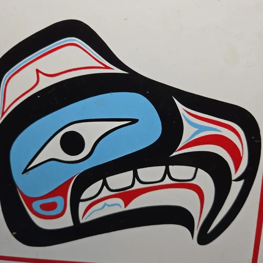 Northwest Pacific Coast Art Ceramic Tile Henry Robertson Bear 6